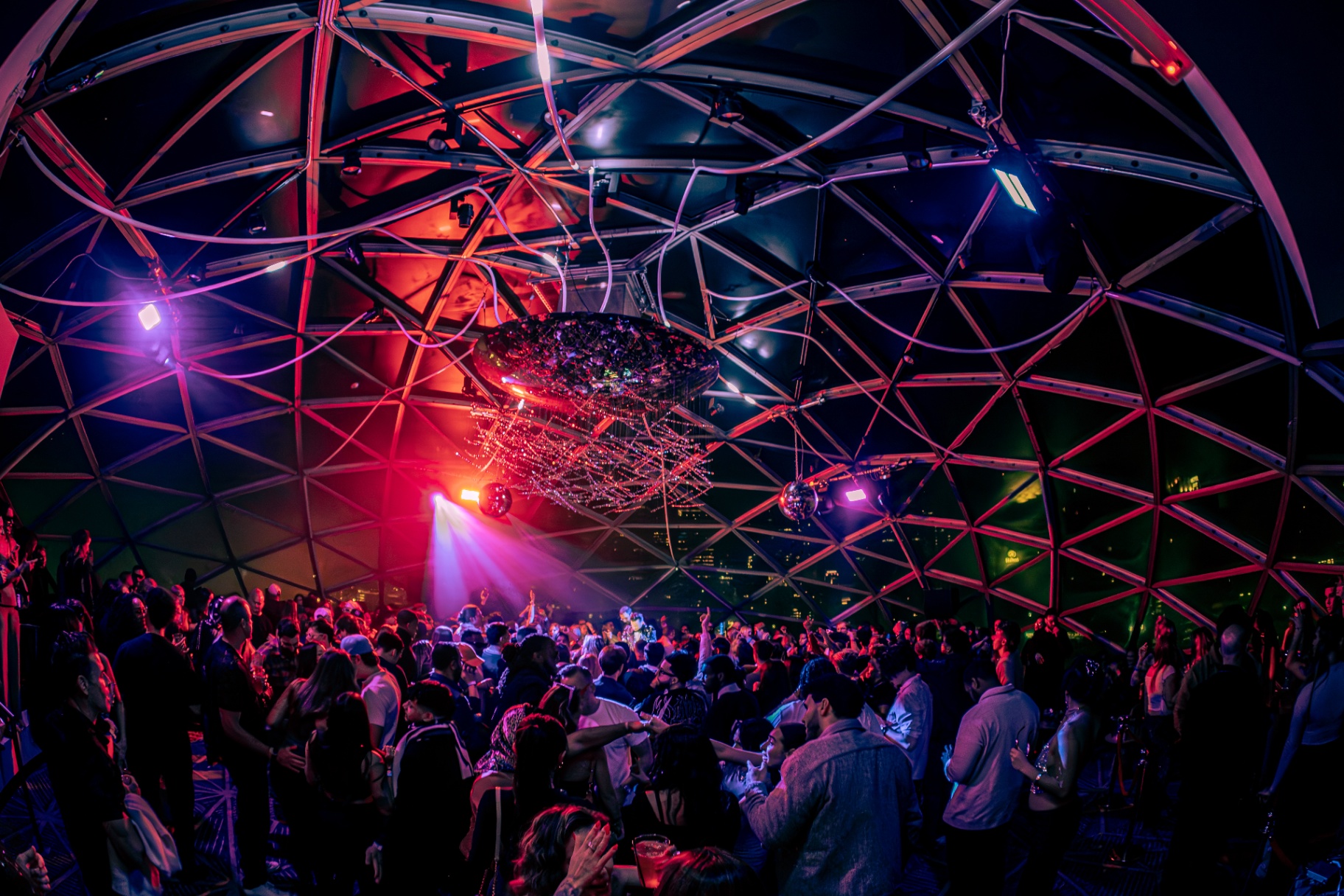 THE DOME - An immersive night under the geometric dome with stunning lights and electric energy. — house music and EDM event by Reunion MPLS in Minneapolis